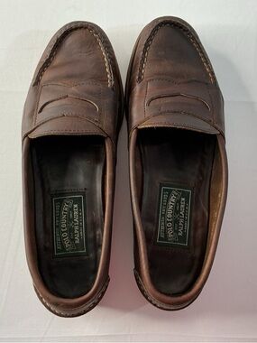 Ralph Lauren Brown Leather Penny Loafers